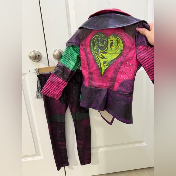 Disney Descendants Mal Kids Costume - Picture 2 of 8